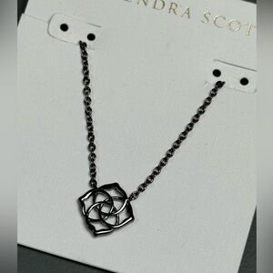 Kendra Scott Decklyn Gunmetal Necklace